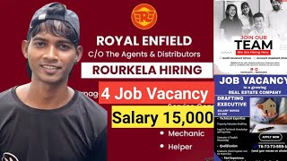 Part Time Full Time Job  4 Job Vacancy  10th 12th Pass Job Rourkela  Rourkela Youtuber [upl. by Lough192]