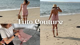 Comment doubler une Combi Short  Tuto Couture [upl. by Hamlen61]