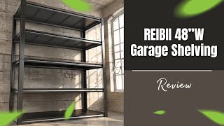 REIBII 48”W Garage Shelving  Review [upl. by Belak]