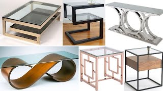 Glass top end table design ideas  glass top side table design ideas  glass top coffee table ideas [upl. by Seuqcaj]