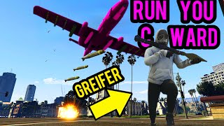 B11 Makes Stupid Lobby Greifers Rage Quit On GTA5 Online [upl. by Sharma]