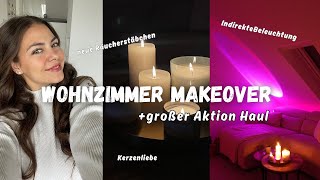 Daily Vlog Wohnzimmer makeover und grosser Action HAUL 🥲🙃 [upl. by Drofliw]