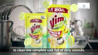 Vim Gel One Spoon Cleans a Sinkful Bengali [upl. by Acnalb810]