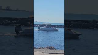 BOAT CRUISING AT THE VENICE FLORIDA JETTY [upl. by Nerahs475]