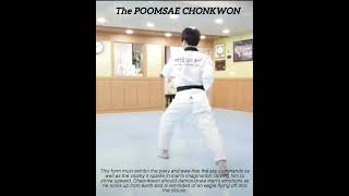 the key point of the hardest poomsae chonkwon taekwondo movement poomsae Chonkwon step by step [upl. by Feeley788]