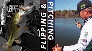 The Ultimate Bass Fishing Flipping and Pitching Tutorial [upl. by Hcib]