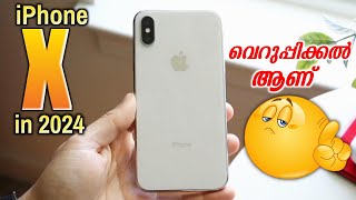 iPhone X in 2024🔥 Malayalam Review [upl. by Nilya178]