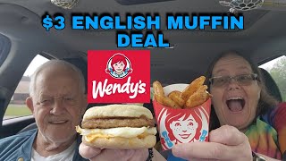 Wendys 3 Breakfast Meal Deal Review foodreview fastfood fastfoodreview wendys review [upl. by Nwahsit]