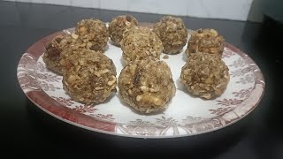 Antina Unde Uttara Karnataka traditional Antina unde protein LaddoDry fruits laddu [upl. by Assilram683]