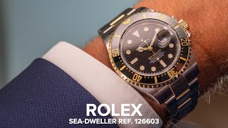 The Rolex SeaDweller ref 126603 twotone delivers true underwater opulence [upl. by Turley]