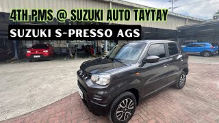 4th PMS  Suzuki Auto Taytay  Suzuki Spresso AGS 2024 [upl. by Essiralc]