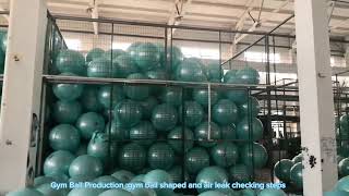 gym ball fitness ball yoga ball production [upl. by Nylkoorb]