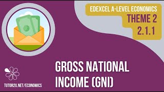 211 Edexcel Economics  Gross National Income GNI [upl. by Llerut105]