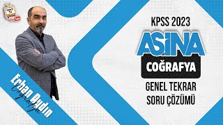 Aşina Coğrafya KPSS  Erhan AYDIN  Genel Tekrar Soru Çözüm 2 [upl. by Cristionna]