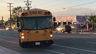 Bus 226 Bus 215 and Bus 242 in Rialto [upl. by Allenrac155]