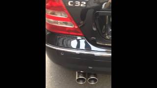 MBenz W203 C32 AMG start up exhaust [upl. by Crissy]