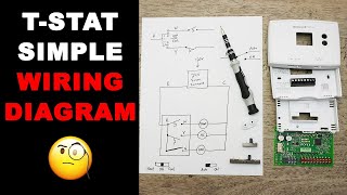 Basic Thermostat Wiring Diagram Explained [upl. by Simson]