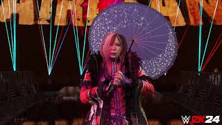 WWE 2K24  Kairi Sane OFFICIAL Entrance Global Superstars Pack [upl. by Draned]