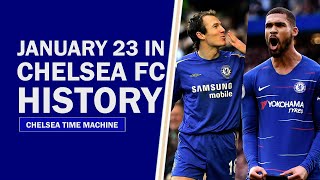 23 January in Chelsea FC History  Robben LoftusCheek Birthday  Hazard vs Ball Boy  Statistics [upl. by Samuelson]