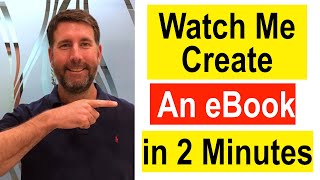 How To Create An EBook In 2 Minutes [upl. by Daphna]