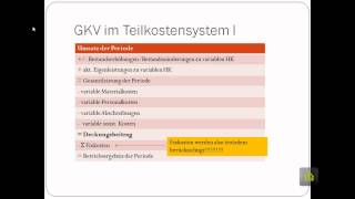 Kostenträgerzeitrechnung nach GKV und UKV im Voll und Teilkostensystem [upl. by Ennaeed]