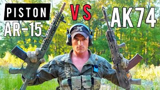 Piston AR15 vs AK Which Is Best for Trench Warfare [upl. by Loriner944]