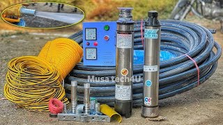 submersible motor kaise fittingkarensubmersible motor ki fittingkaise karenborewell [upl. by Arrat]