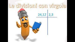 DIVISIONI CON LA VIRGOLA SCUOLA PRIMARIA [upl. by Hajar]