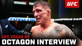 Darren Elkins Octagon Interview  UFC Vegas 99 [upl. by Cammie]