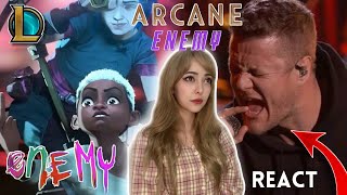 REACTING to Imagine Dragons amp JID  Enemy Official Music Video  Live At The Game Awards Arcane OST [upl. by Illehs930]