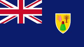 Bandera e Himno de Islas Turcas y Caicos Reino Unido  Flag of Torks And Caicos Islands UK [upl. by Mehsah712]