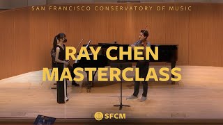 Ray Chen Violin Masterclass at SFCM [upl. by Acinod]