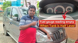 Fuel gauge reading empty when tank is full  Fuel Level Indicator Not Working  Fuel Sensor Open [upl. by Rimidalg]