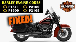 Fixing HarleyDavidson Engine Codes P1511 P1600 P2100 and P2105 [upl. by Borek290]