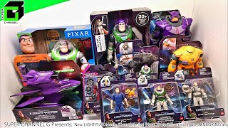 New LIGHTYEAR Complete Set Wave 1 Mattel action figures UNBOXING and REVIEW [upl. by Rudd]