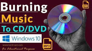 ✅ How to Burn Mp3 Music to CDDVD in Windows 10  Plays on DVD Players amp Car Stereos [upl. by Enotna]