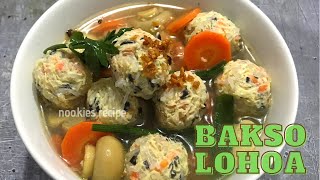 Bakso Lohoa  Bakso Rambutan Jadinya BANYAK makan sampai PUAS [upl. by Venetis616]