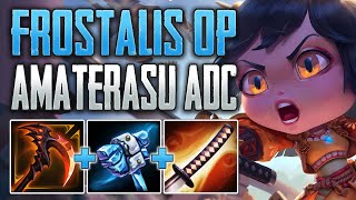 BRINGING BACK FROSTALIS Amaterasu ADC Gameplay SMITE Conquest [upl. by Lydnek]