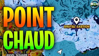 OUVRIR DES COFFRES DANS DES POINTS CHAUDS FORTNITE ASTUCE EMPLACEMENT COFFRE POINT CHAUD FORTNITE [upl. by Drahser883]