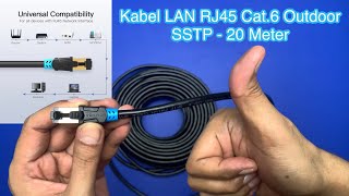 Vention 🔥 Kabel LAN RJ45 Cat6 SSTP 🔥 A06 20M DoubleShielded 🔥 Unboxing [upl. by Aroel]