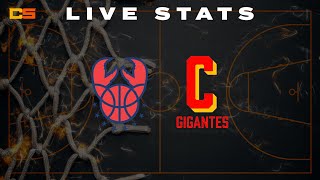 Cangrejeros de Santurce vs Gigantes de Carolina  LIVE STATS  BSN [upl. by Aleacem151]