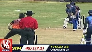 T T20 League MLR Royals Mahbubnagar Vs Karimnagar Warriors Match Highlights  V6 News [upl. by Adlai587]