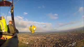 Test Flight of Twin Hot Air balloons Lindstrand Technologies  Signature series [upl. by Doersten]