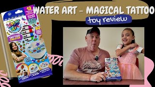 Looney Mooneys Water Art Tattoo Creator toy review [upl. by Ayekan]