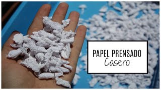 CÓMO HACER PAPEL PRENSADO CASERO  DIY [upl. by Zeiler502]