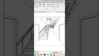 How to make dog legged staircase in Revit autocadarchitecture autodesk tipsandtricks shortcuts [upl. by Jennings]