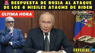 Respuesta de Rusia al Ataque de los 6 Misiles ATACMS de Biden  Alfredo Jalife  Radar Geopolítico [upl. by Leahcimnhoj]