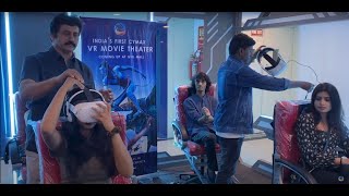 First Official Virtual Reality Movie Theatre in India  GVK ONE MALL  VR 360 Movie Theatre  Cymax [upl. by Johnstone]