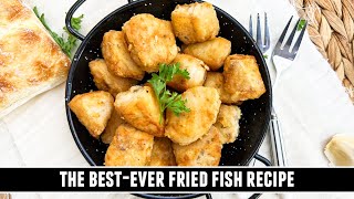 The BESTEVER Fried Fish Recipe  Spanish Bacalao en Adobo [upl. by Strait586]