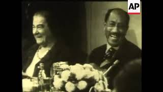 Golda Meir quotYou always called me an old lady didnt youquot she jokingly reproved Anwar Sadat [upl. by Devina163]